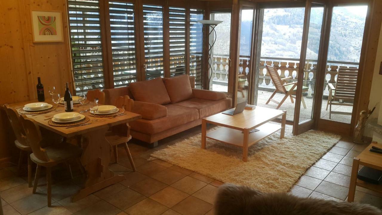 Appartement D'Une Chambre Avec Vue Imprenable - Veysonnaz Ngoại thất bức ảnh